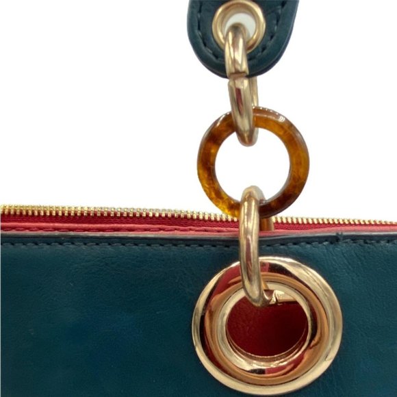 Teal Multifunctional Satchel Crossbody Shoulder Ba - Picture 14 of 16